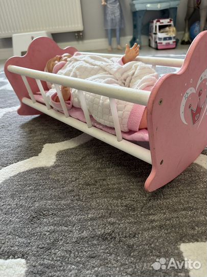 Кроватка игрушечная
