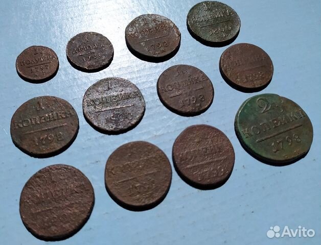 Монеты правления Павла1