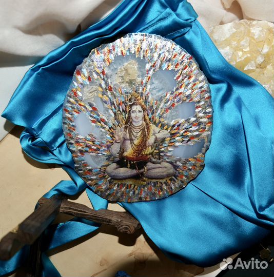 Алтарный артефакт на агате Шива