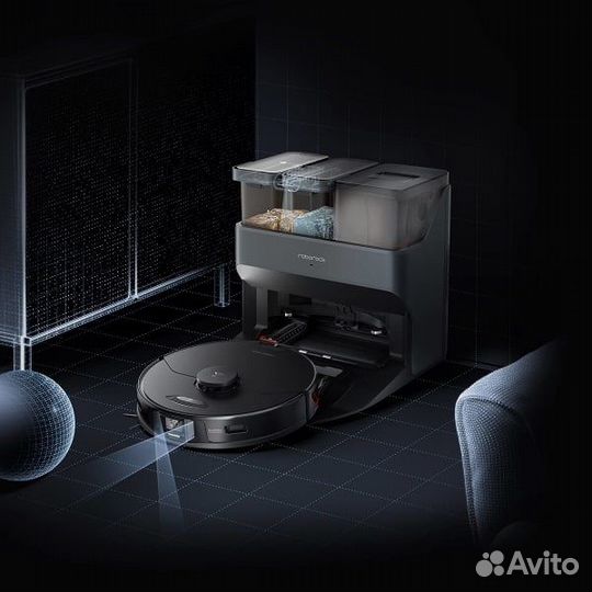 Робот-пылесос Roborock S7 MaxV Ultra Global black