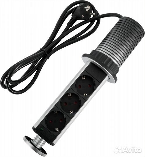 Розетка встраиваемая и выдвижная в столешницу Skyb