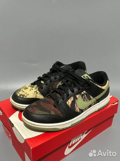 Кроссовки Nike Dunk Low Crazy Camo оригинал