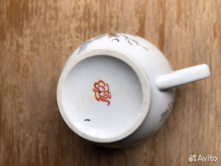 Кофейная пара лфз костяной фарфор. Березка