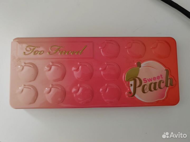 Палетка too faced sweet peach