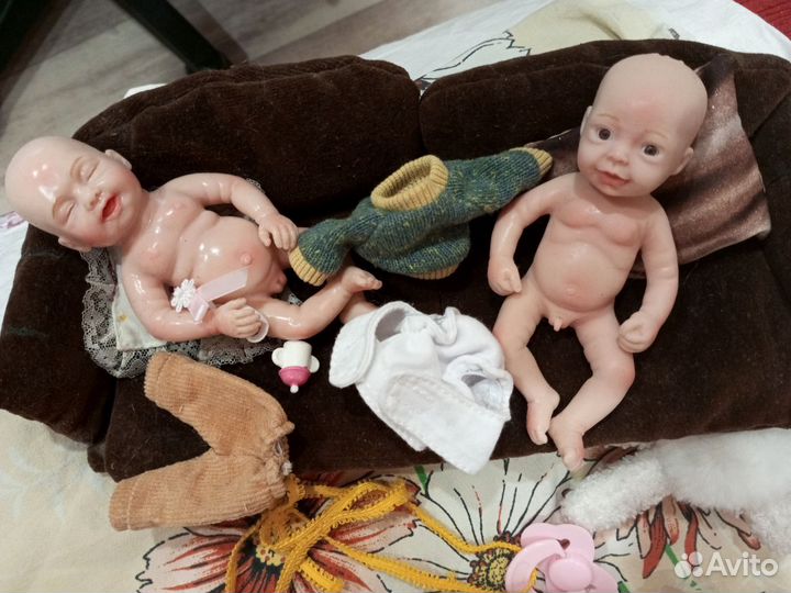 Кукла реборн мини.Отдам всё с принадлежностями