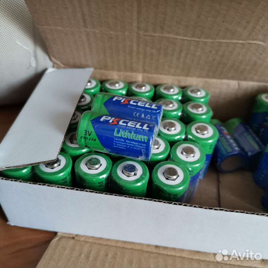 Батарейки CR123A, CR2, AA, AAA