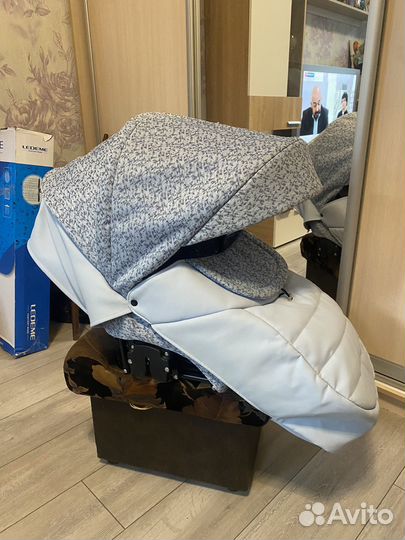 Коляска 2в1 на больших колесах