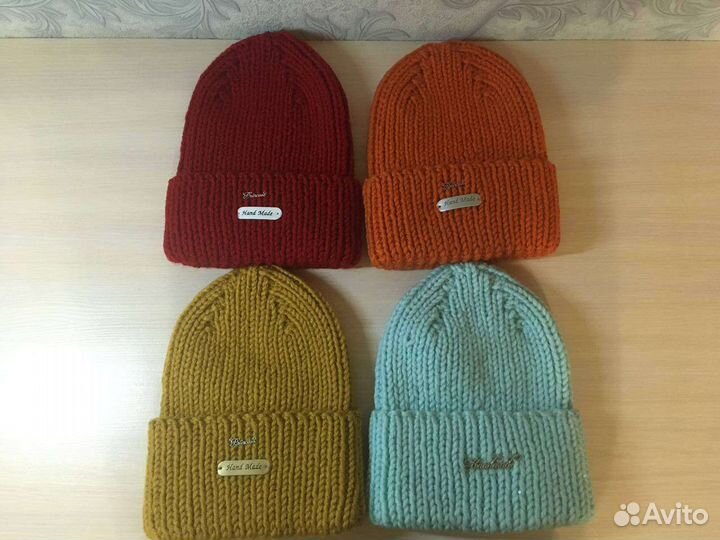 Шапка женская вязаная ручная работа