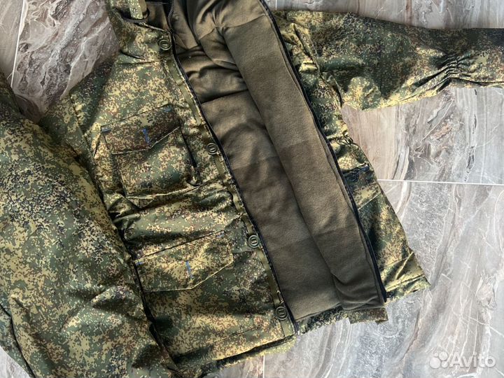 Костюм зимний Горка-8, зеленая цифра. Форма