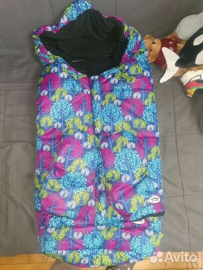 Конверт в коляску зимний мимими