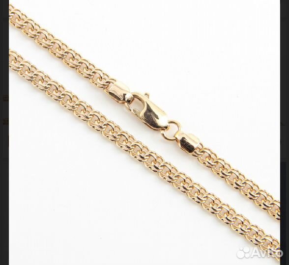 Новая золотая цепь 585 пробы
