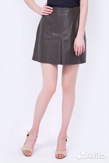 Юбка из искусственной кожи