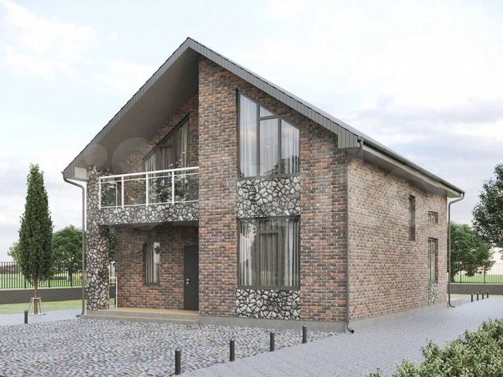 Дом 156 м² на участке 7 сот.