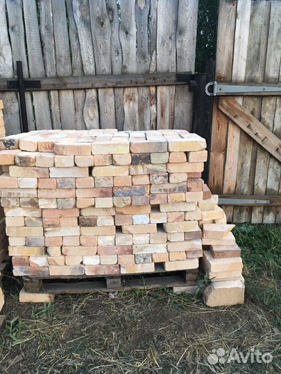 Кирпич шамотный огнеупорный б/у