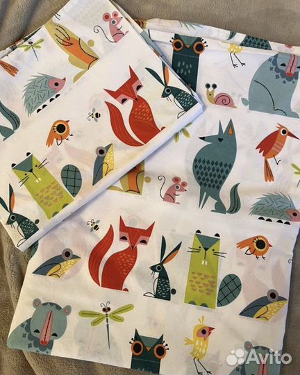 Комплект пододеяльник и наволочка икея