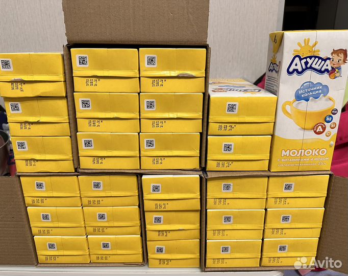 Молоко агуша 1 литр