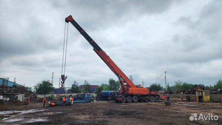 Аренда и услуги автокрана, 75 т, 44 м, с гуськом 9.5 м