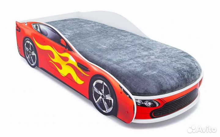 Детская кровать машина бу с матрасом