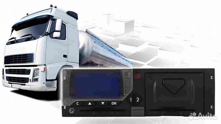 Автомобильный цифровой тахограф Меркурий, с скзи