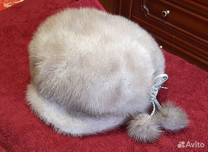 Шапка норковая женская