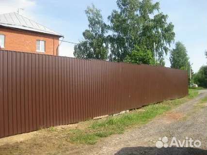 Установка забора под ключ