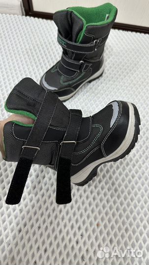 Зимние ботинки дутыши 26