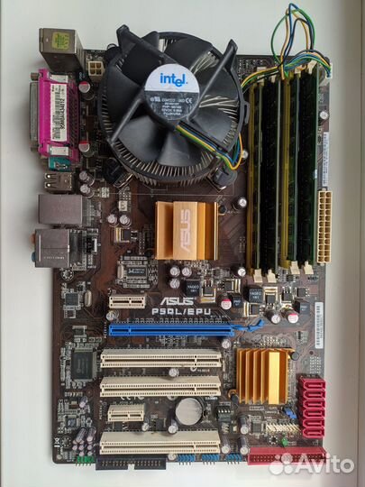 Матплата 775