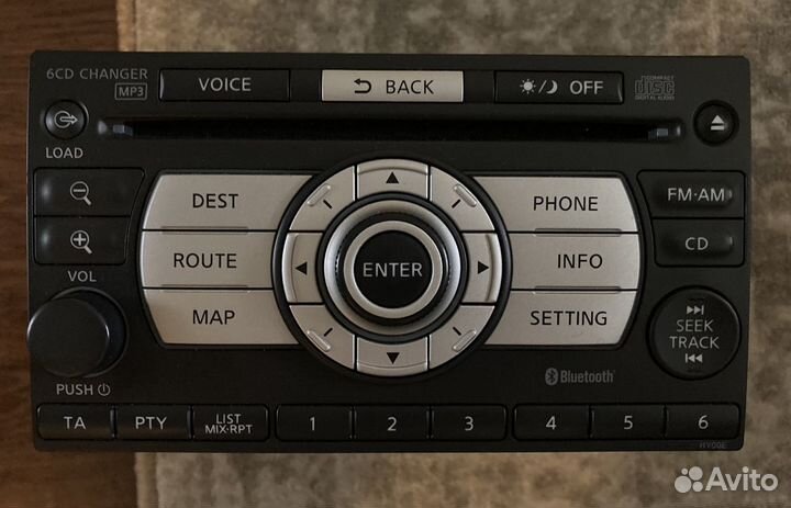 Штатная магнитола nissan qashqai j10