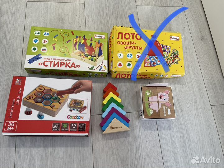 Развивающие игрушки 1+