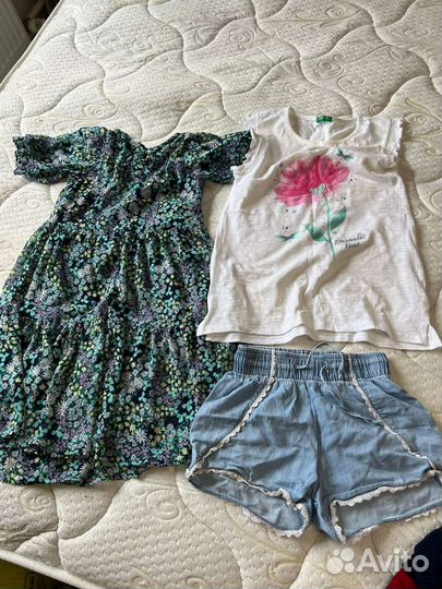Вещи пакетом на девочку 122-128