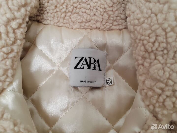 Пальто для девочки zara 122-128