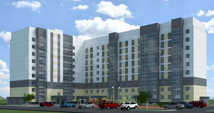 3-к. квартира, 83,7 м², 3/9 эт.