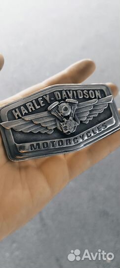 Пряжка посеребренная Harley-Davidson