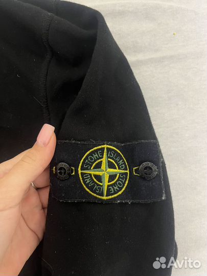 Stone island свитшот черный