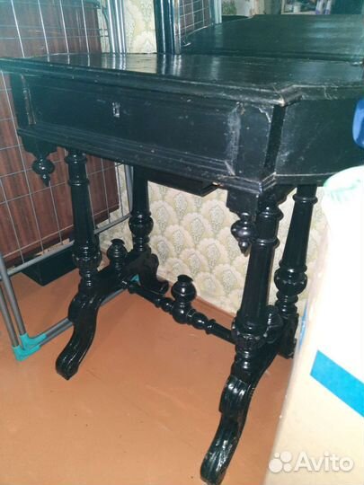 Гримерное зеркало со столом бу Антиквариат