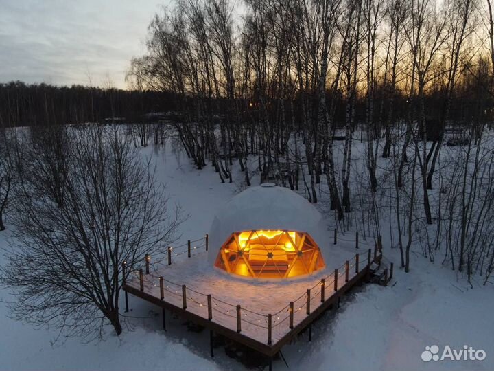 Геокупол. Шатёр зимний