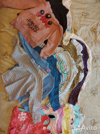 Вещи пакетом для девочки от года до двух