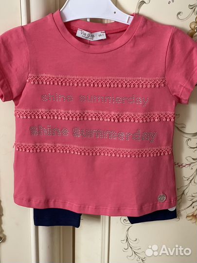 Летний костюм для девочки