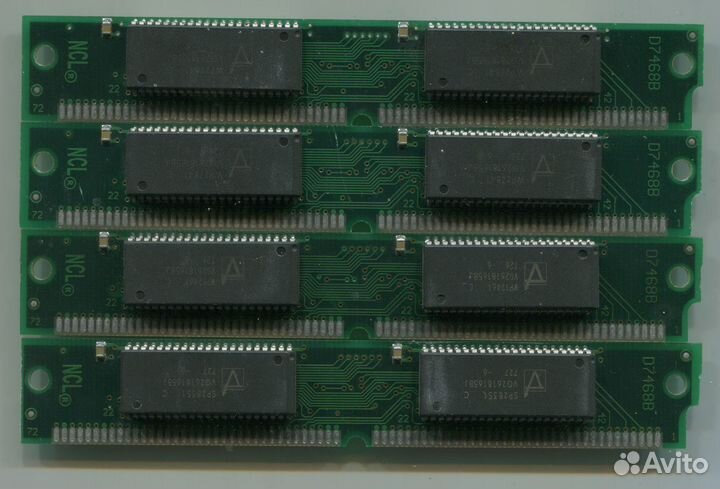 Память simm 72pin EDO 32MB (4 X 8MB) Рабочая №14