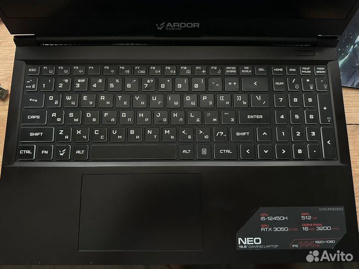 Ноутбук ardor gaming NEO G15-I5ND300