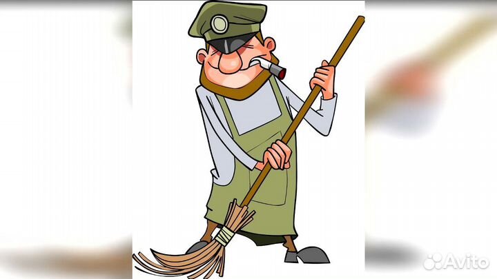 Дворник на АЗС