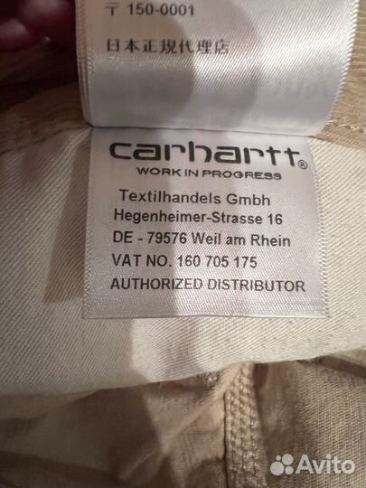 Вельветовые джинсы Carhartt