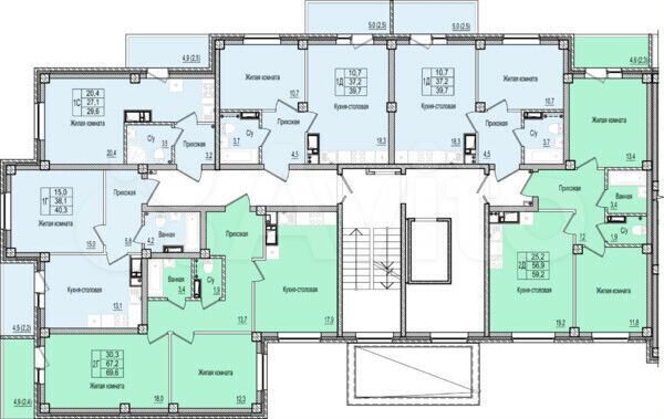 Квартира-студия, 29,6 м², 8/10 эт.