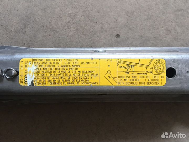 Домкрат Audi A8 D3