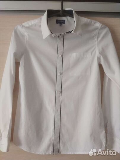 Рубашка школьная белая для мальчика