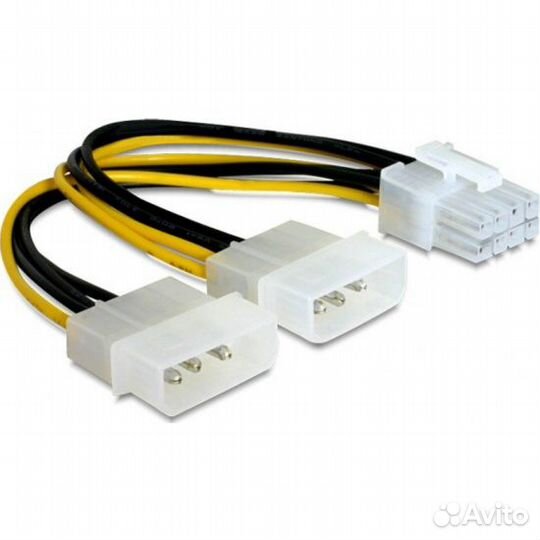 Разветвитель питания 2хMolex) PCI-Express 8pin