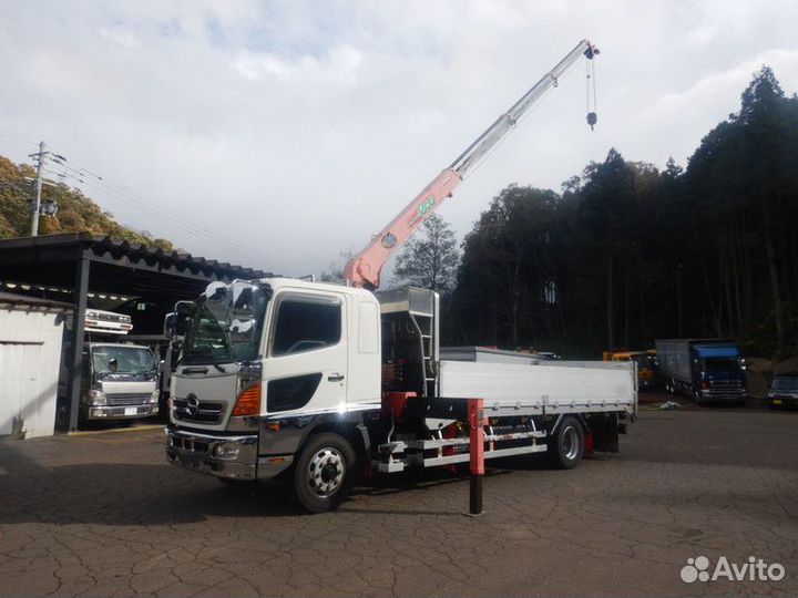 Бортовой грузовик Hino 500 (Ranger) с КМУ UNIC, 2007