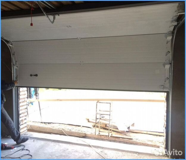 Автоматические секционные гаражные ворота