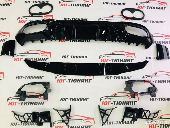 Диффузор Mercedes A-Class w177 А45 AMG (Хэтчбэк)