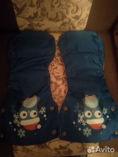 Рукавички- муфта для санок или коляски новые